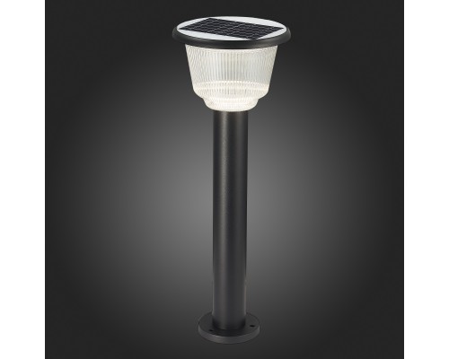 SL9502.405.01 Светильник уличный наземный ST-Luce Черный/Черный, Прозрачный LED 1*2W 3000-6000K SOLARIS