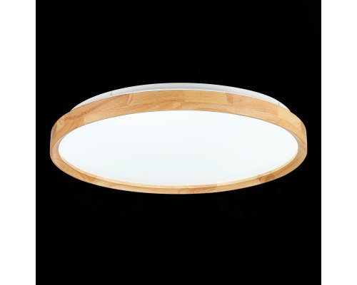 SLE201382-01 Светильник потолочный Светлое дерево/Белый LED 1*40W 3000K/4000K/6000K DELIA