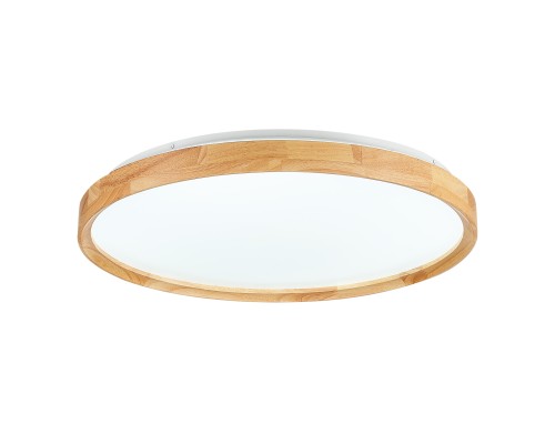 SLE201382-01 Светильник потолочный Светлое дерево/Белый LED 1*40W 3000K/4000K/6000K DELIA