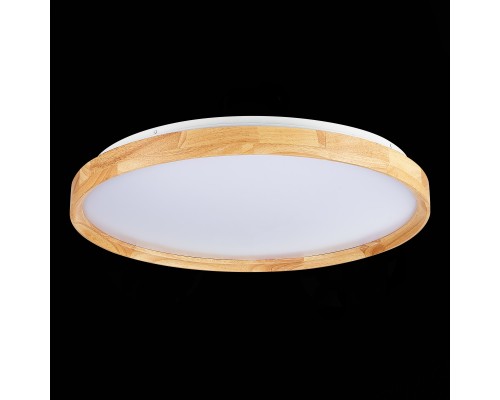 SLE201382-01 Светильник потолочный Светлое дерево/Белый LED 1*40W 3000K/4000K/6000K DELIA