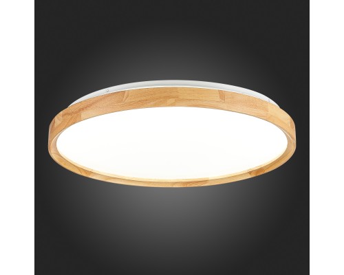 SLE201382-01 Светильник потолочный Светлое дерево/Белый LED 1*40W 3000K/4000K/6000K DELIA
