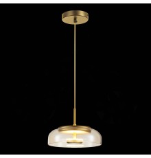 SL6002.203.01 Подвес ST-Luce Золотистый/Янтарный LED 1*7W 4000K LAZIO