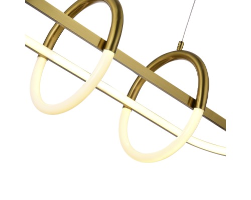 SL1579.313.01 Светильник подвесной ST-Luce Золотистый/Белый LED 1*48W 3000K MOFISTO