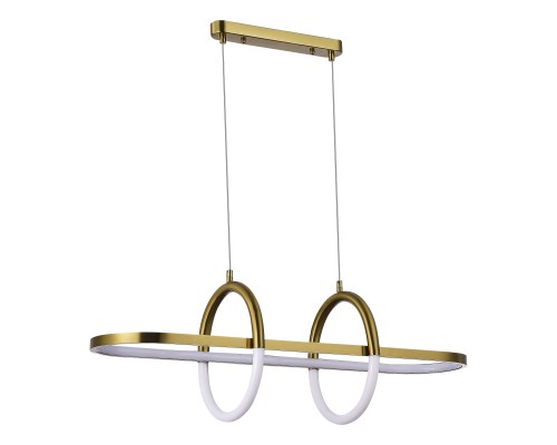 SL1579.313.01 Светильник подвесной ST-Luce Золотистый/Белый LED 1*48W 3000K MOFISTO