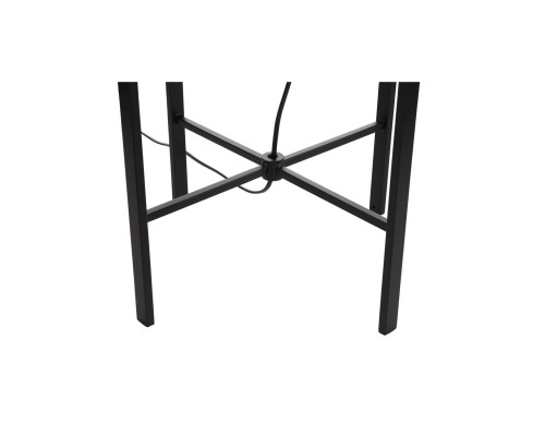 Торшер ST-Luce Черный/Коньячный E27 1*40W (из 2-х коробок) БУРАСКА