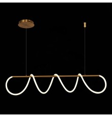 SL6102.303.45 Светильник подвесной ST-Luce Латунь/Белый LED 1*45W 4000K SAGRATO