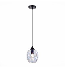 Подвес ST-Luce Черный/Радужный E14 1*40W ДЕЗИ