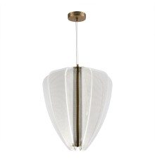 Светильник подвесной ST-Luce Золотистый/Прозрачный LED 1*75W 4000K ФЕЗАЛЕ