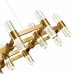 Люстра подвесная ST-Luce Латунь/Прозрачный LED 26*2,5W 4000K ГЕМИНА