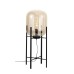 Торшер ST-Luce Черный/Коньячный E27 1*40W (из 2-х коробок) БУРАСКА