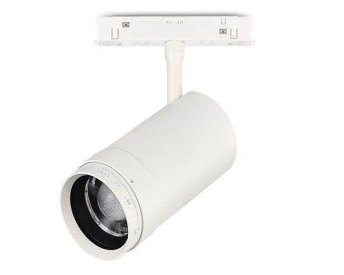 ST357.536.20 Магнитный трековый светильник ZOOM Белый LED 1*20W 3000K Lm Ra90 10-55° IP20 D60xH170 4 SKYLINE 48