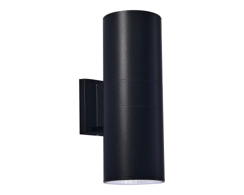 Светильник уличный настенный ST-Luce Черный/Черный LED 2*8W 4000K ТУБО