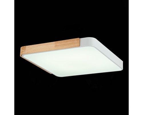 SLE201252-01 Светильник потолочный Белый, Светлое дерево/Белый LED 1*42W 3000K/4000K/6000K FESTA