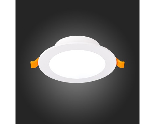 ST210.538.08 Св-к встр. Белый LED 1*8W 3000K 640Lm Ra80 110° IP20 D120xH30 220-240V Встраиваемые светильники