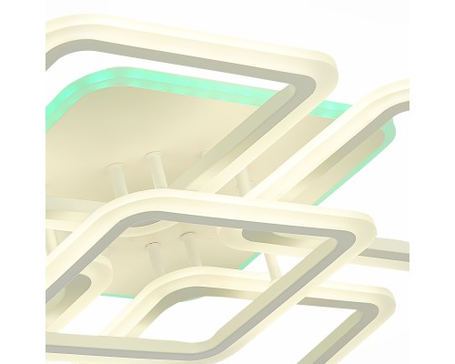 SLE200452-05RGB Светильник потолочный Белый/Белый LED 1*140W RGB 10W 3000-6000K QUTRO