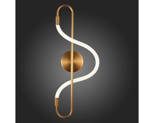 SL6102.301.10 Светильник настенный ST-Luce Латунь/Белый LED 1*10W 4000K SAGRATO