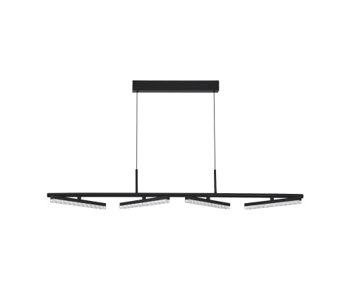 Светильник подвесной ST-Luce черный/прозрачный LED 1*32W 4000K ЭВКЛИДИК