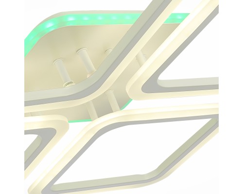 SLE200452-04RGB Светильник потолочный Белый/Белый LED 1*112W RGB 8W 3000-6000K QUTRO