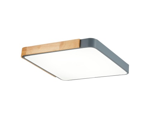 SLE201272-01 Светильник потолочный Серый, Светлое дерево/Белый LED 1*42W 3000K/4000K/6000K FESTA