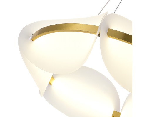 SL1304.203.45 Люстра подвесная ST-Luce Золотистый/Белый LED 1*45W 3000K ETOILE