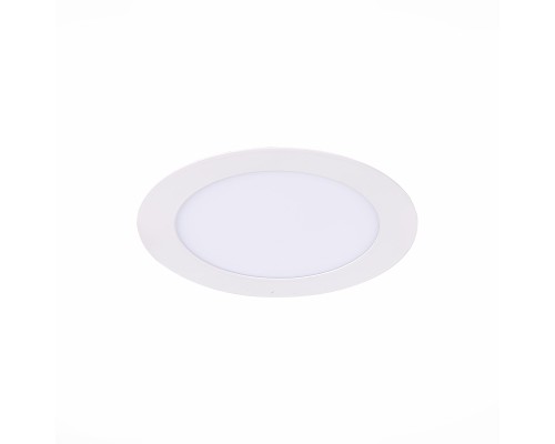 ST210.538.08 Св-к встр. Белый LED 1*8W 3000K 640Lm Ra80 110° IP20 D120xH30 220-240V Встраиваемые светильники