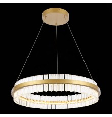 SL383.213.01 Светильник подвесной ST-Luce Матовое золото/Прозрачный LED 1*44W 3000K CHERIO