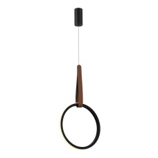 Светильник подвесной ST-Luce Черный/Черный, Терракотовый LED 1*12W 4000K ШЕЙП