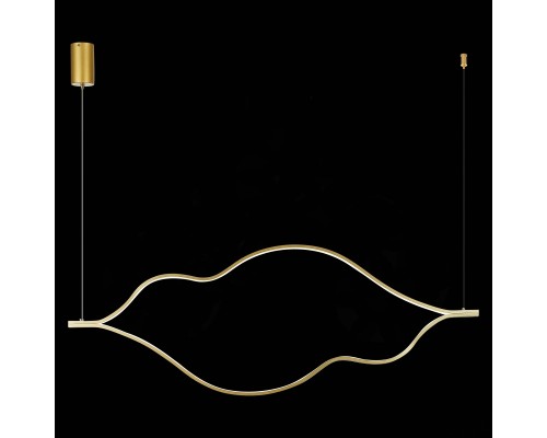 SL6106.203.45 Светильник подвесной ST-Luce Золотистый/Белый LED 1*45W 4000K CORTILE