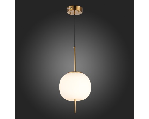 SL1621.203.01 Подвес ST-Luce Золотистый/Белый LED 1*13W 3000K LACUS