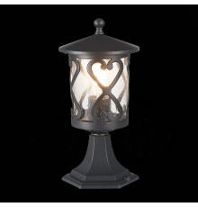SL085.405.01 Светильник уличный наземный ST-Luce Черный/Черный, Прозрачный E27 1*60W LORNE