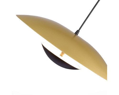utsenka-SL6502.203.01 Светильник подвесной ST-Luce Золотистый,Черный/Золотистый LED 1*35W 3000K ARMONICO