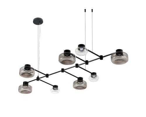 Светильник подвесной ST-Luce Черный/Дымчатый, Прозрачный LED 8*3W 3000K ВАЛЛО