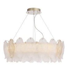 Светильник подвесной ST-Luce золотистый/белый, янтарный LED 1*56W 3000K ЛАЙТА