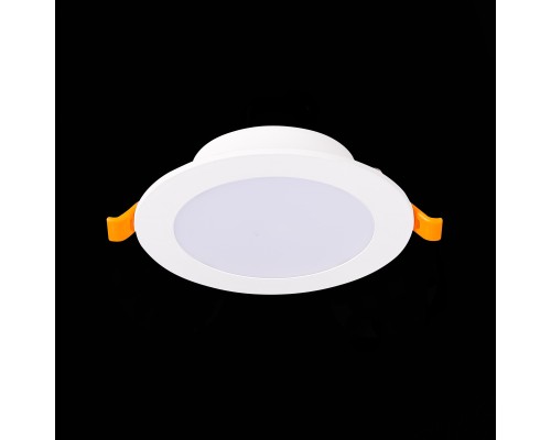 ST210.538.08 Св-к встр. Белый LED 1*8W 3000K 640Lm Ra80 110° IP20 D120xH30 220-240V Встраиваемые светильники