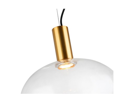 SL1582.303.01 Светильник подвесной ST-Luce Бронзовый/Прозрачный LED 1*7W 2700K ALLENORE