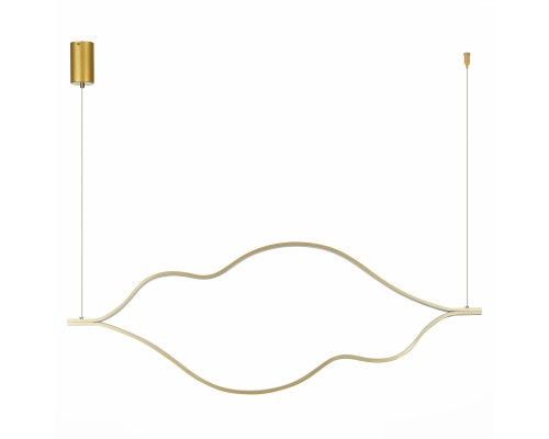 SL6106.203.56 Светильник подвесной ST-Luce Золотистый/Белый LED 1*56W 4000K CORTILE