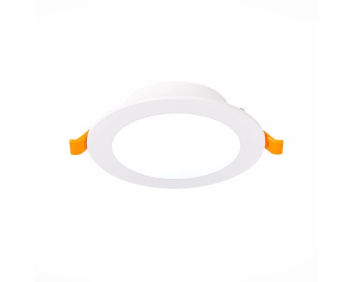 ST210.538.08 Св-к встр. Белый LED 1*8W 3000K 640Lm Ra80 110° IP20 D120xH30 220-240V Встраиваемые светильники