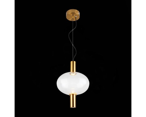 SL1582.303.01 Светильник подвесной ST-Luce Бронзовый/Прозрачный LED 1*7W 2700K ALLENORE