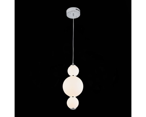 SL1583.113.01 Светильник подвесной ST-Luce Хром/Белый LED 1*12W 3000K NEPAZZO