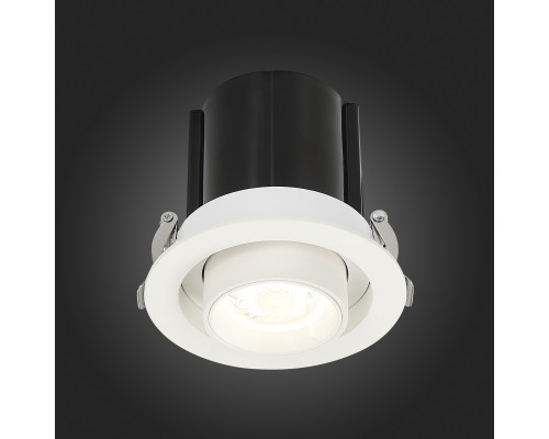 ST702.148.12 Св-к встр. Белый LED 1*12W 4000K 900Lm Ra80 24° IP20 D90xH92 180-240V Встраиваемые светильники