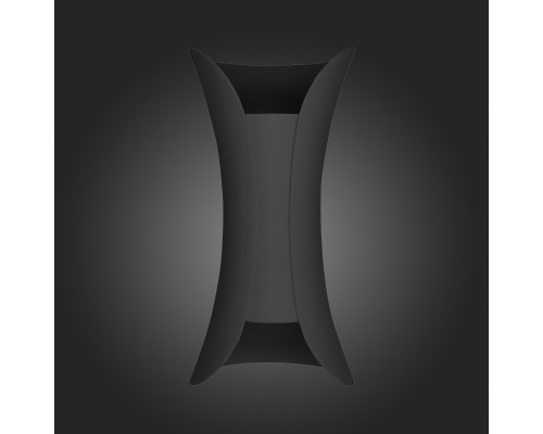 SL1584.411.02 Светильник уличный настенный ST-Luce Черный/Черный LED 2*5W 4000K COSETTO