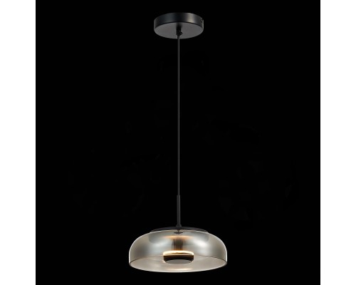 SL6002.403.01 Подвес ST-Luce Черный/Дымчатый LED 1*7W 4000K LAZIO
