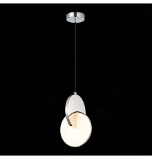 SL6107.113.01 Светильник подвесной ST-Luce Хром/Белый Хром LED 1*12W 3000K Eclisse