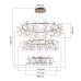Люстра подвесная ST-Luce Медный/Белый LED 486*0,5W 3500K  (из 3-х коробок) РАФИНА