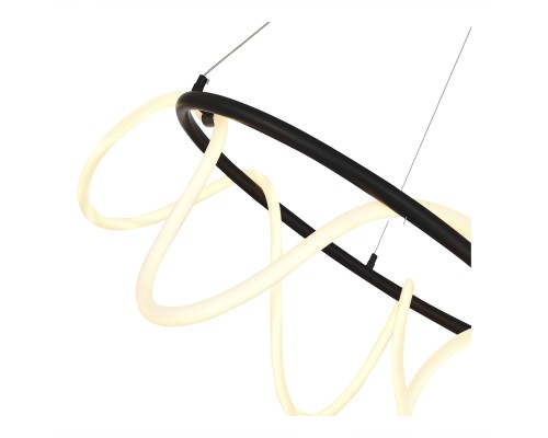 SL6102.403.55 Светильник подвесной ST-Luce Черный/Белый LED 1*35W 3000K SAGRATO