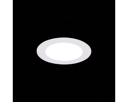 ST210.548.06 Св-к встр. Белый LED 1*6W 4000K 480Lm Ra80 110° IP20 D90xH30 220-240V Встраиваемые светильники