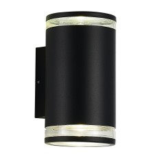 Светильник уличный настенный ST-Luce черный/белый GU10 2*50W ТУБО