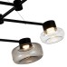 Светильник подвесной ST-Luce Черный/Дымчатый, Прозрачный LED 8*3W 3000K ВАЛЛО