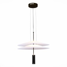 Люстра подвесная ST-Luce Черный/Белый LED 1*15W 3000K ИСОЛА