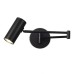 SLE201041-01 Светильник настенный Черный/Черный GU10 LED 1*5W 4000K ЗУМ